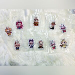 Bundle of 10 assorted Air freshener Cute Labubu Cartoon Character